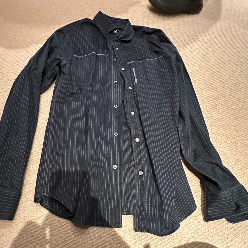 Armani exchange men’s button down shirt